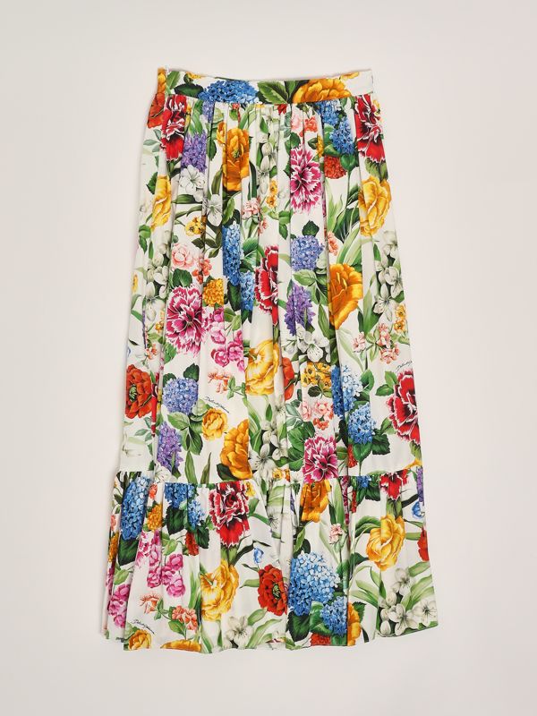 2. Gonna bambina in cotone Floreale Dolce e Gabbana l55i53hs5s5