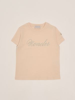 2. Baumwoll-T-Shirt für Mädchen Pulver Moncler 9548c0001689at9