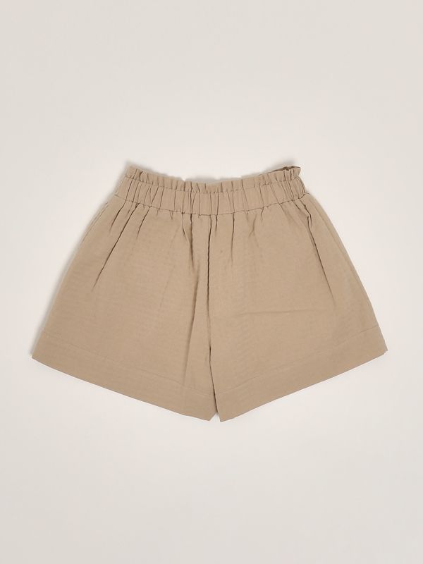 2. Shorts bambina in misto cotone Beige Liu Jo ka5143t2985