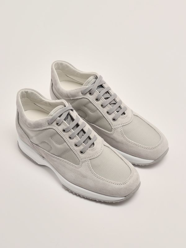 スニーカー HOGAN Men Sneakers Grey HXM00N00E10NE3 87TG Man Shoes Sneakers Hogan Interactive HXM00N00E10NE35M87TG