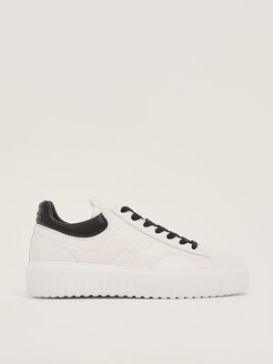 スニーカー HOGAN Men Sneakers White 1 HXM6450FC60LE9 0446 Sneakers Hogan H-Stripes WHITE, BLACK for Man