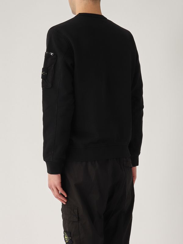 【関税込み】STONE  Cotton fleece sweatshirt Stone Island - Cotton Fleece Sweatshirt | HBX - Globally