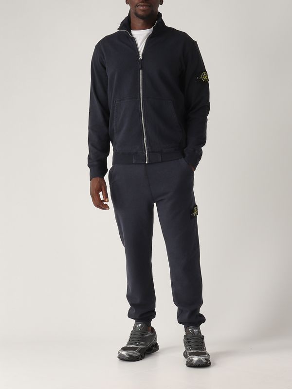 Felpa in Pile con Zip Totale e Taschino
