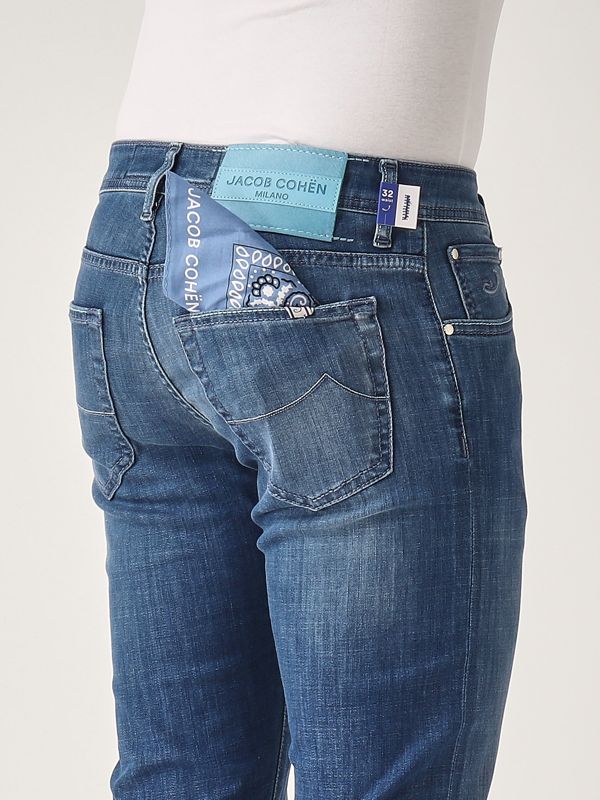 4. Nick men's cotton-blend jeans Medium Denim Jacob Cohen jumqe007065s4153v3