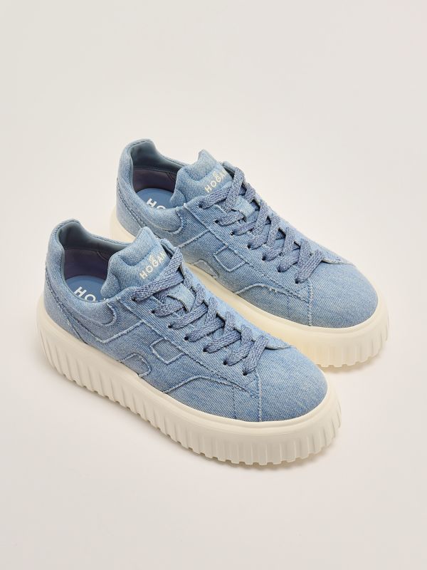 スニーカー HOGAN Woman Sneakers Denim HXW6450FE91U0T U030 donna-scarpe-sneakers-sneakers