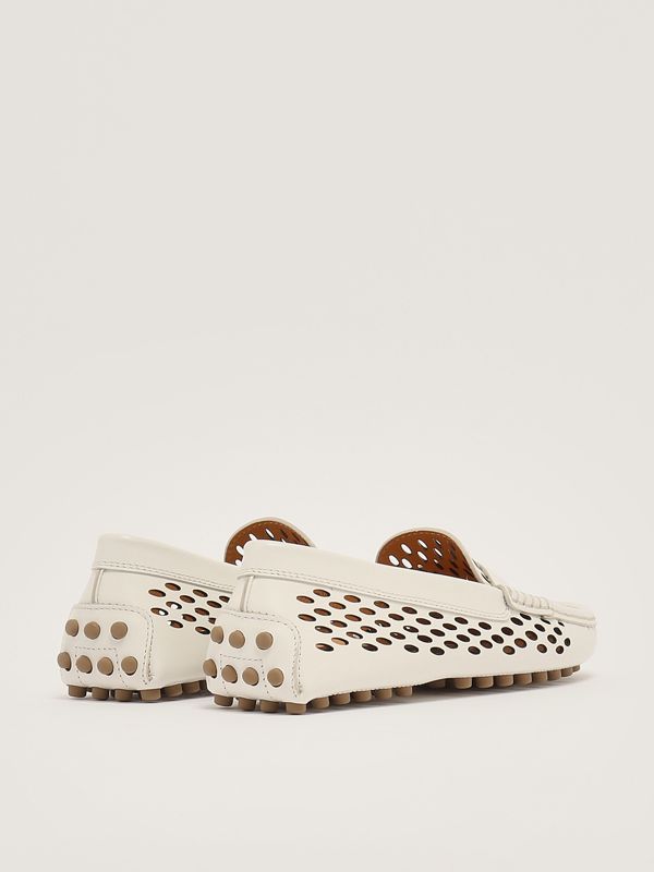 3. Mocassins en cuir pour femmes Crème Tod's xxw22l0jb10u18