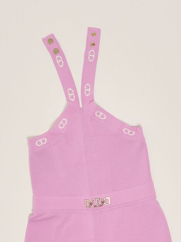 Twinset Moozels - Tutina Body Con Abito Stampato Per Bambina 3-6 Mesi - Colore Rosa