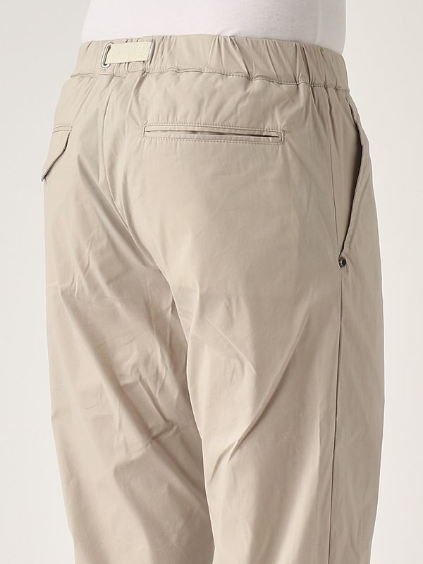 4. Men's stretch cotton blend pants Natural White sand 25su66311