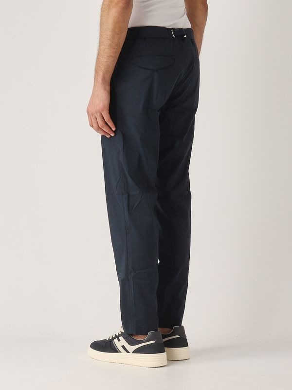 3. Men's stretch cotton blend pants Navy White sand 25su66311