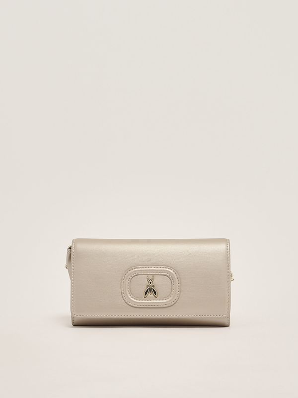 1. Leather-look baby girl bag Platinum Patrizia Pepe 7b0013e005