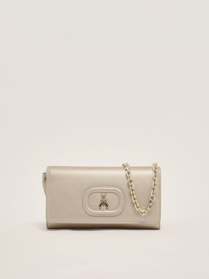 3. Leather-look baby girl bag Platinum Patrizia Pepe 7b0013e005