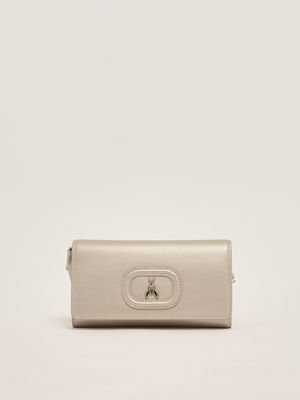 1. Leather-look baby girl bag Platinum Patrizia Pepe 7b0013e005
