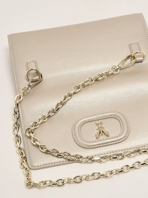 5. Leather-look baby girl bag Platinum Patrizia Pepe 7b0013e005