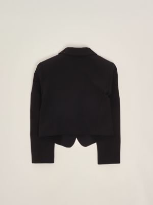 2. Blazer aus Stretch-Crêpe für Mädchen Schwarz Patrizia Pepe 7s0277a555