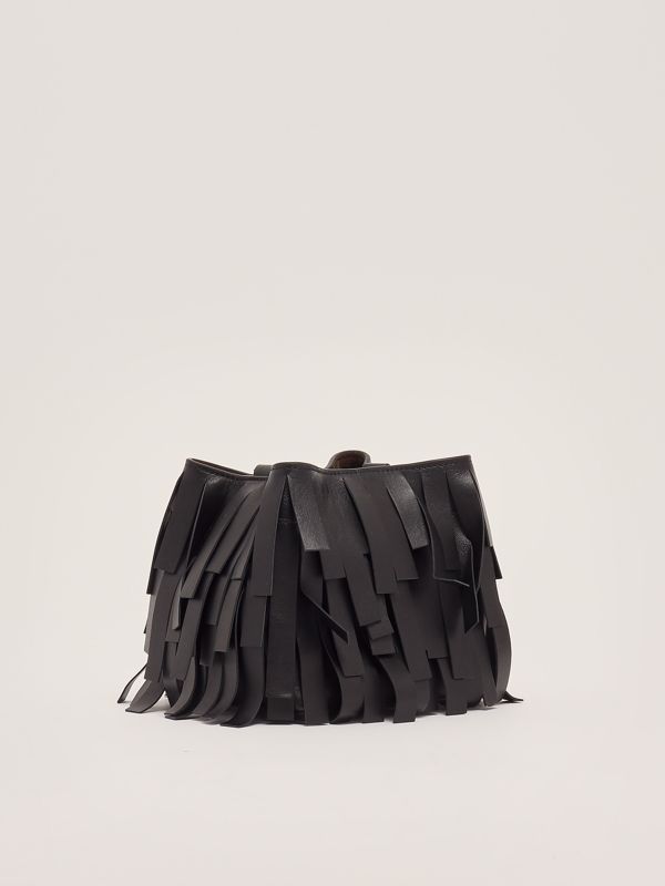 Hogan Hocket mini leather women's bag - Black | Caposerio.com