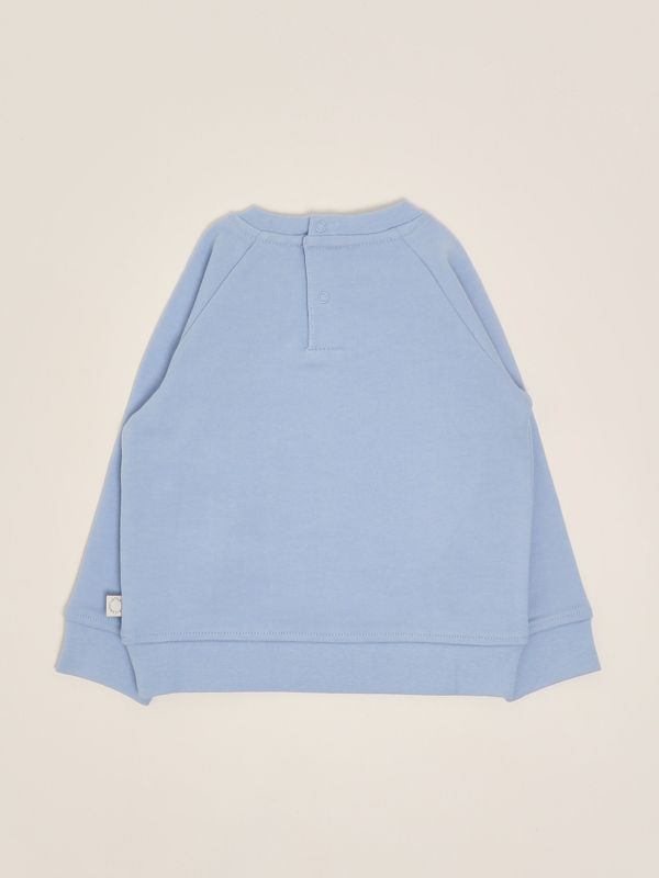 2. Newborn cotton sweatshirt Azure Stella McCartney tw4020z0499
