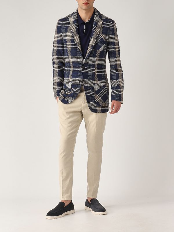 5. Veste homme en coton et lin Marine Etro mrkh0006af001