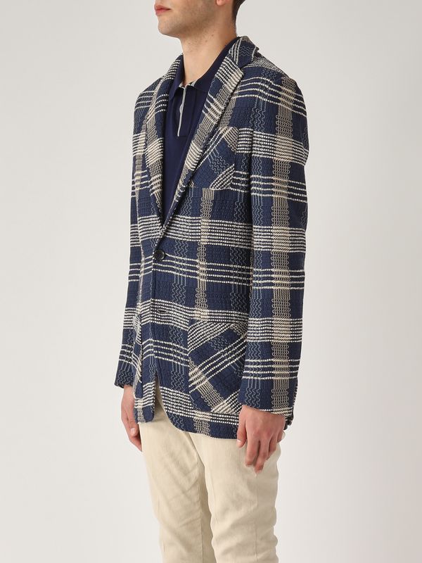 2. Veste homme en coton et lin Marine Etro mrkh0006af001
