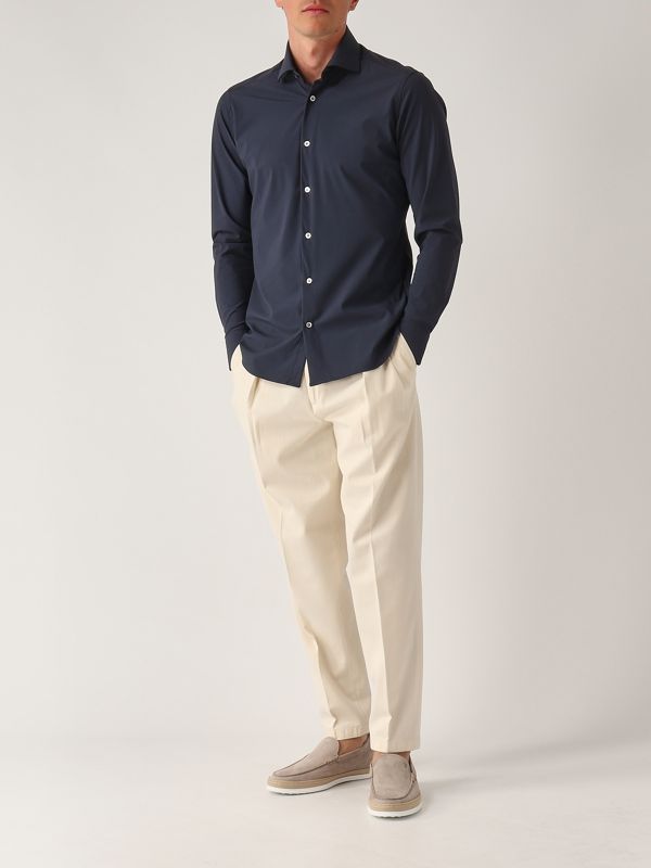 5. Chemise pour homme en tissu technique Marine Guglielminotti 1360gje