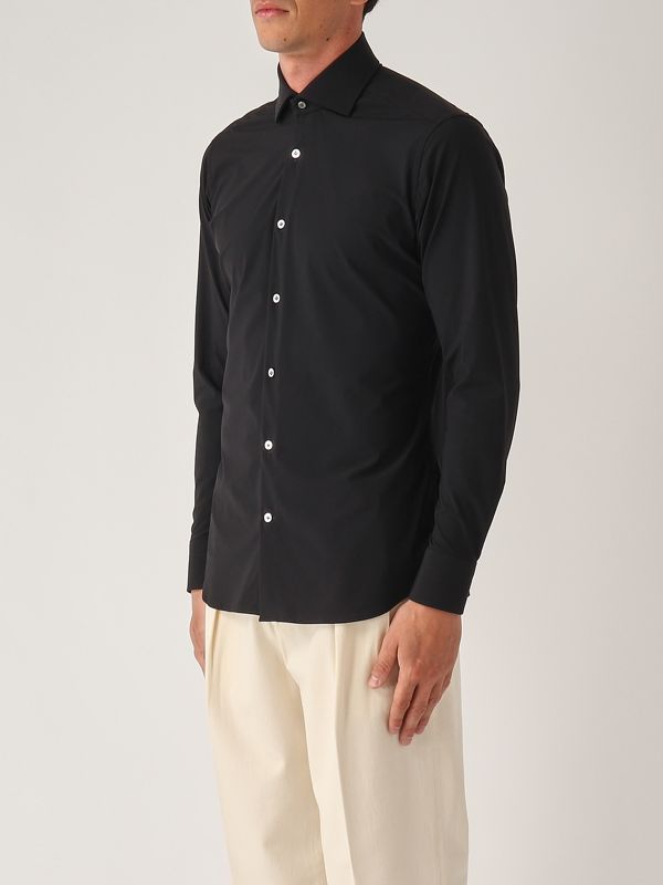 2. Chemise pour homme en tissu technique Noir Guglielminotti 1360gje