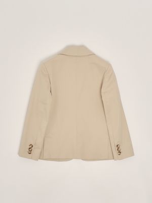 2. Blazer bambino in cotone stretch Beige Fay fw2p84g0019