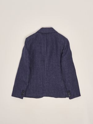 2. Blazer Fay en lin pour garçon Bleu Fay fw2q04i0272