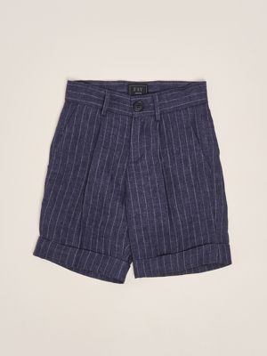 1. Bermudashorts aus Leinen für Jungen Blau Fay fw6q29i0272