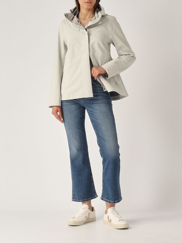 5. Women's Madalina Bonded Jersey Jacket Ice K-Way k3137gw