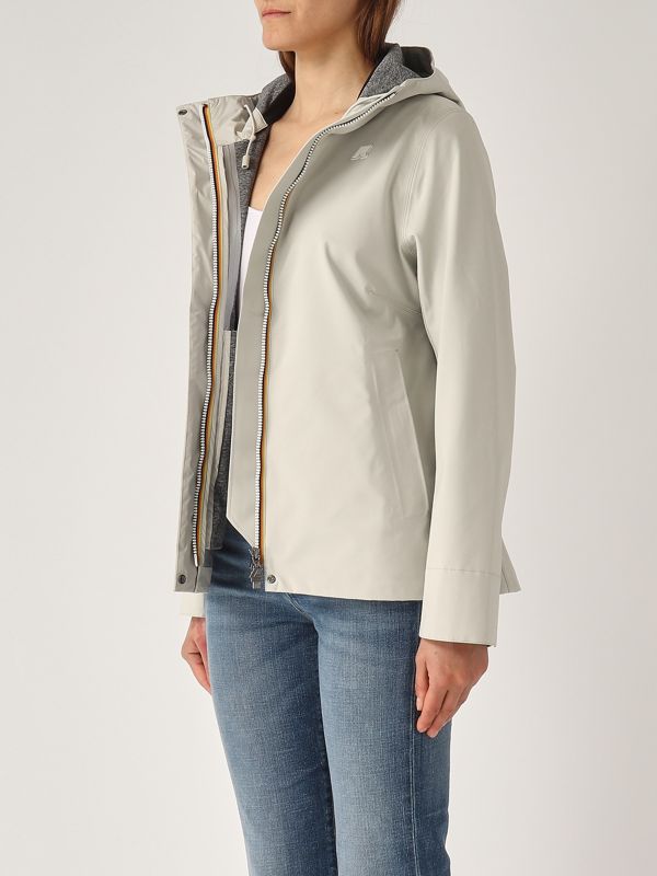 2. Women's Madalina Bonded Jersey Jacket Ice K-Way k3137gw