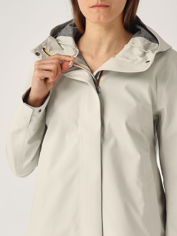 4. Women's Madalina Bonded Jersey Jacket Ice K-Way k3137gw