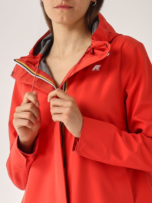 4. Women's Madalina Bonded Jersey Jacket Brick K-Way k3137gw
