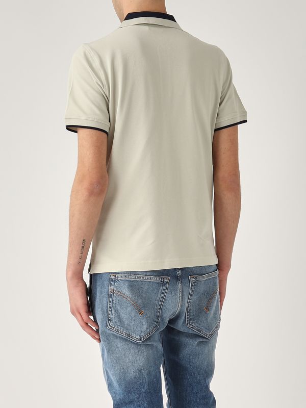 3. Stretch cotton Ventoux Pique polo shirt for men Beige K-Way k1125fw