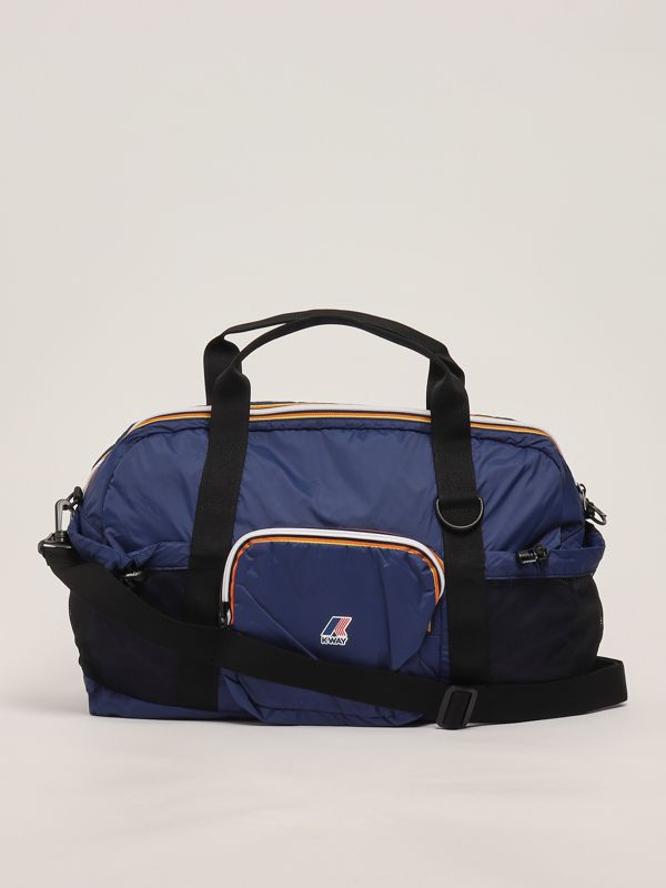 4. Borsa uomo Le Vrai 3.0 Marcel in nylon Blu Royal K-Way k1128cw