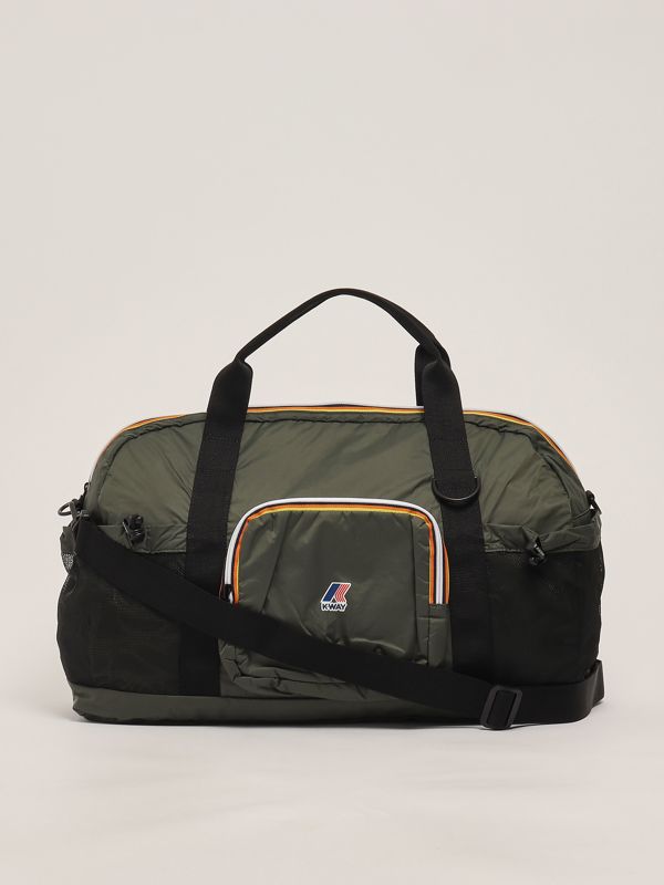4. Borsa uomo Le Vrai 3.0 Marcel in nylon Militare K-Way k1128cw