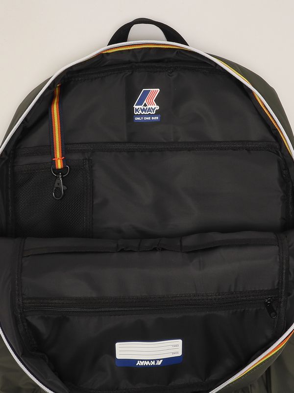 3. Gizy nylon backpack for men Green K-Way k4112xw