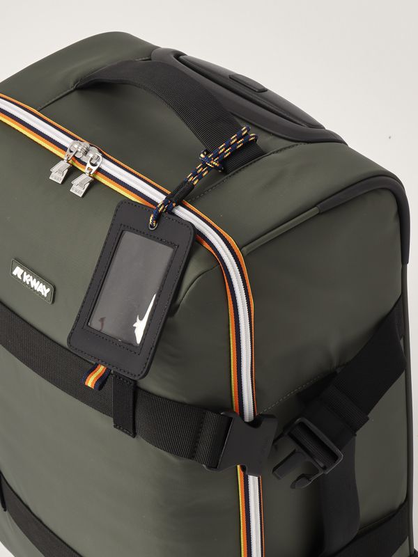 4. Maleta de nailon Militar-Negro K-Way k2127iw
