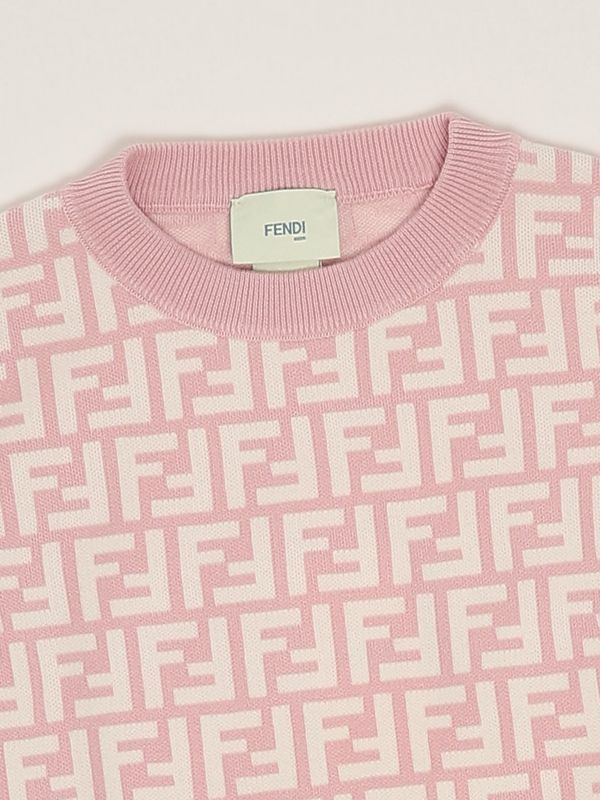 Tシャツ・カットソー FENDI Pink Cotton Blend Sweater 楽天市場】フェンディ FENDI 半袖ニット ニット 衣料品 トップス