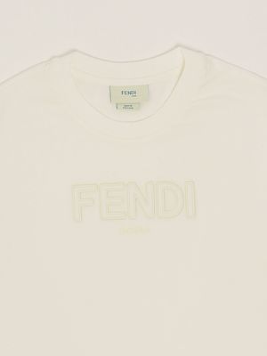 3. T-shirt bambino in cotone Gesso Fendi jui1747aj