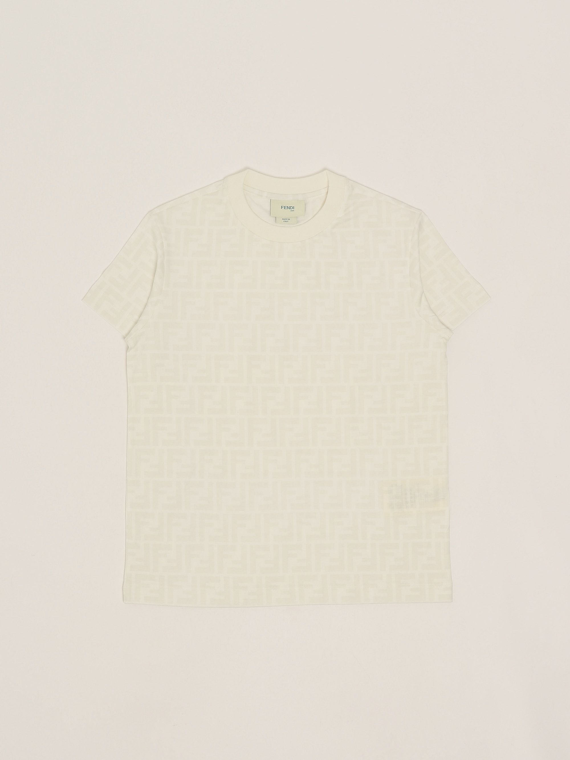 Cotton baby T-shirt jui181atrv Chalk | Caposerio.com