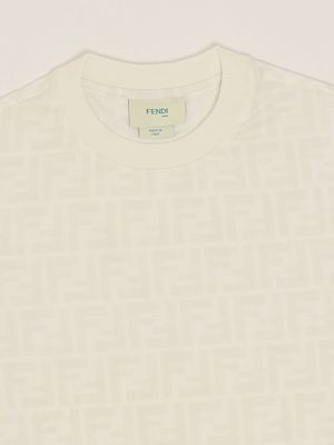 3. Baumwoll-T-Shirt für Jungen Kreide Fendi jui181atrv