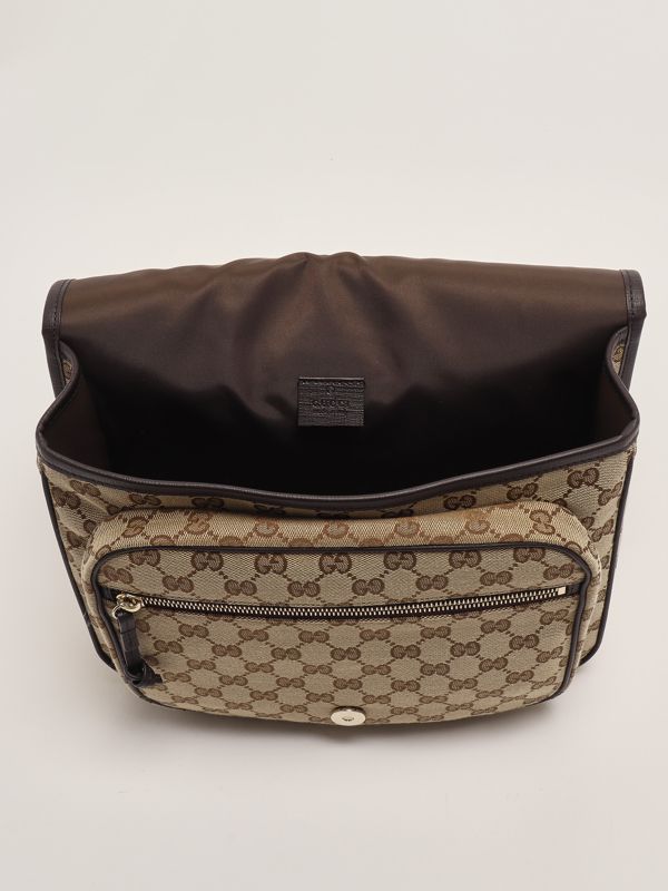 4. Sac messager en toile Beige Gucci 793823fadk3