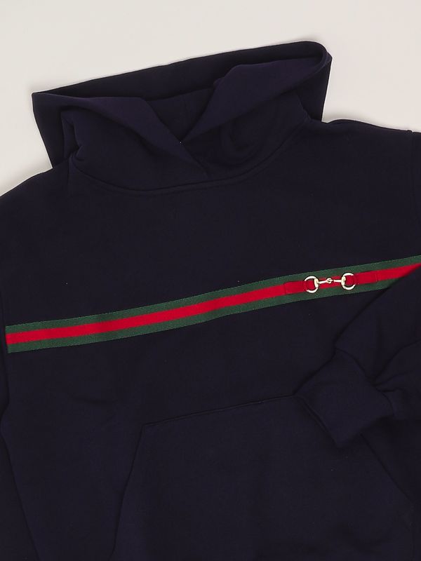3. Sweat-shirt en coton pour fille Bleu nuit Gucci 787341xjgpc