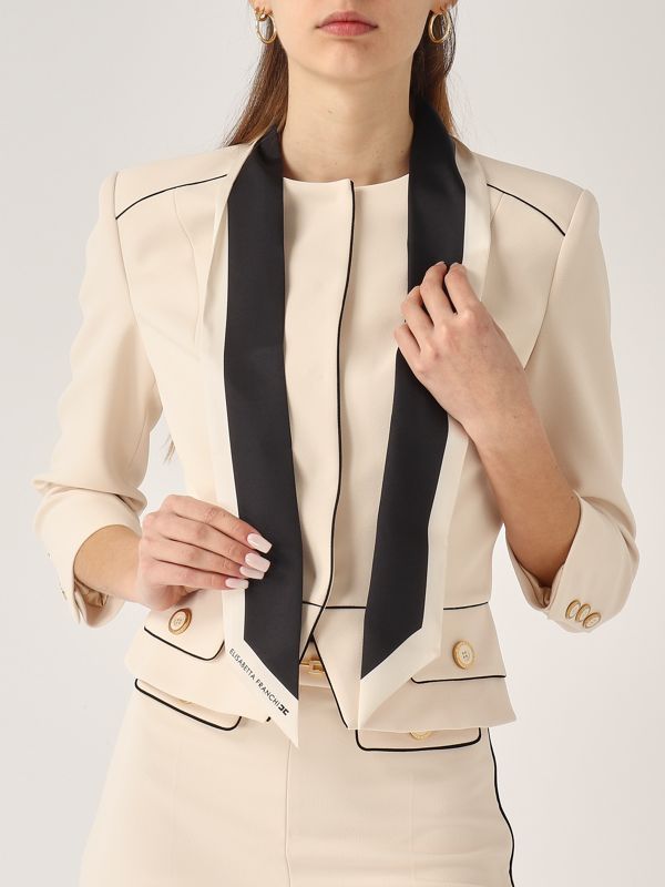 アウターその他 ELISABETTA FRANCHI Women Outer GIT5151E2 DK3 232295 WHITE jacket woman - ELISABETTA FRANCHI - Urso Moda