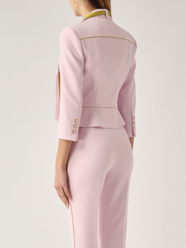 3. Giacca donna Elisabetta Franchi in crepe stretch Rosa Quarzo Elisabetta Franchi git5151e2