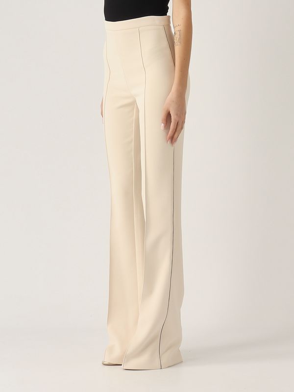 2. Women's crepe pants Butter-Black Elisabetta Franchi pa08451e2