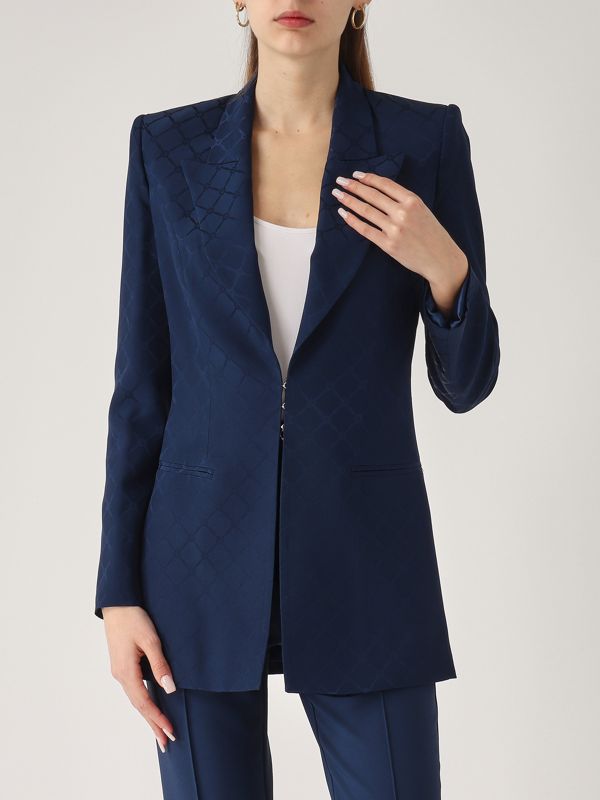 4. Veste en satin pour femme Marine Elisabetta Franchi gi15352e2