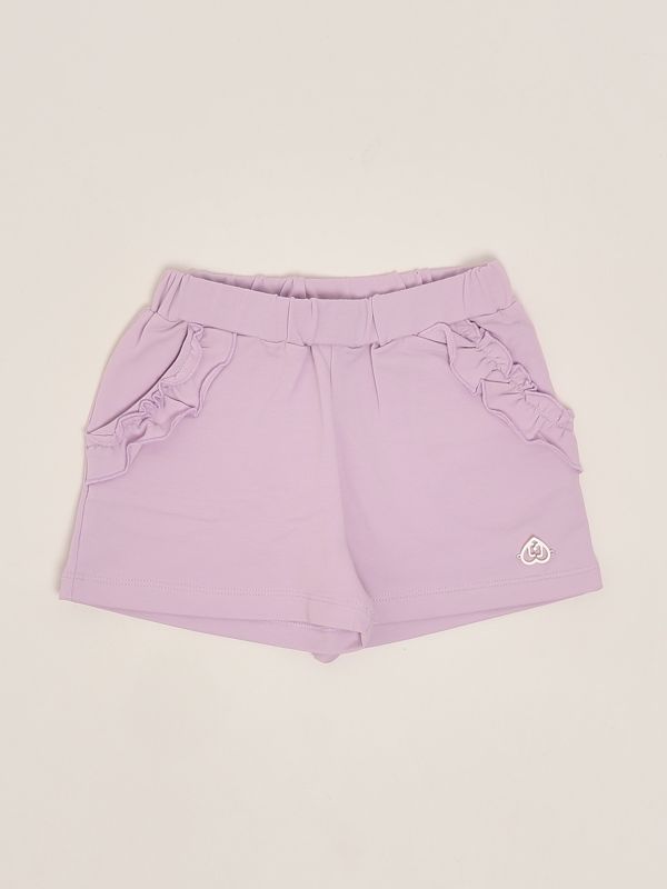 1. Fleece-Shorts aus Stretch-Baumwolle für Mädchen Glyzinie Liu Jo ka5083f0090