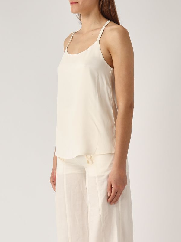 2. Top aus Viskose für Frauen Perlmutt Twinset 251tp2650