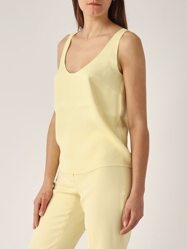 4. Top de mujer de satén Vainilla Twinset 251tp2651