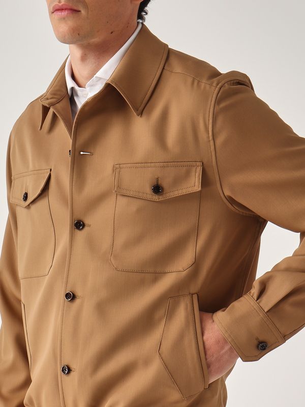 4. Veste en laine pour hommes Chameau Lardini eshonoresif64422